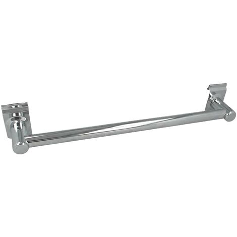 tecuro Universal Heizkörper-Handtuchhalter 400 mm - Messing verchromt