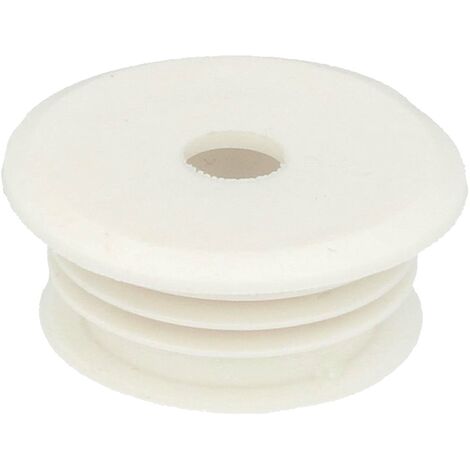 tecuro Urinal-Verbinder für Druckspülrohre 12-20 mm weiß, ohne Rosette