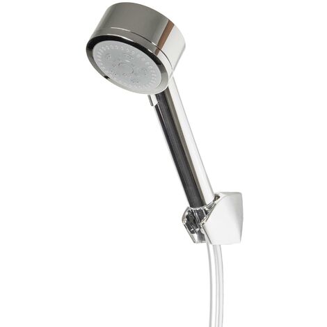 tecuro Wannenset ew-80 - mit 5 Funktionen Handbrause, Brauseschlauch 125 cm, Wandhalter 3-fach verstellbar