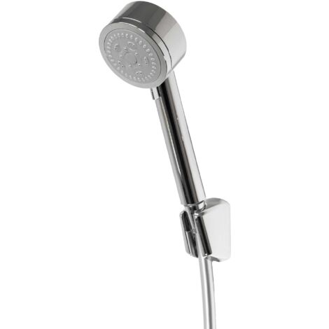 tecuro Wannenset ew-80 - mit 5 Funktionen Handbrause, Brauseschlauch 125 cm, Wandhalter