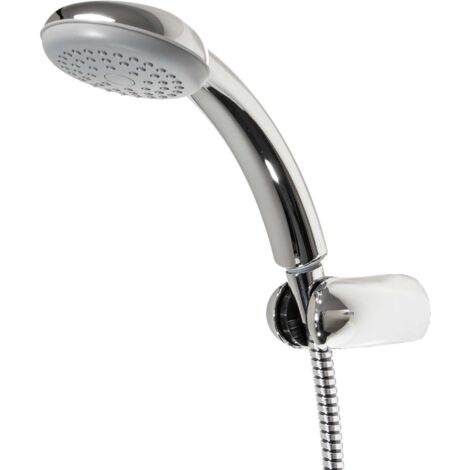 tecuro Wannenset ew-easy-90 - mit Handbrause 1-strahlig, Brauseschlauch 125 cm, Wandhalter 5-fach verstellbar