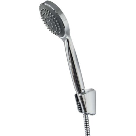 tecuro Wannenset Komfort-100 - mit Handbrause 1-strahlig, Brauseschlauch 125 cm, Wandhalter