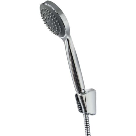tecuro Wannenset Komfort-100 - mit Handbrause 1-strahlig, Brauseschlauch 150 cm, Wandhalter