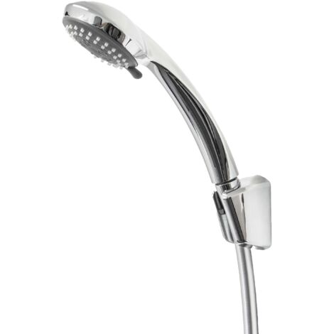 tecuro Wannenset Komfort-70 - mit 3 Funktionen Handbrause, Brauseschlauch 125 cm, Wandhalter