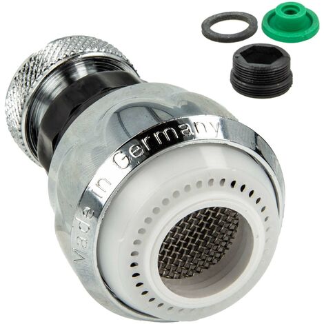 tecuro WASSERFIX Strahlregler für Armaturen Auslauf, verchromt