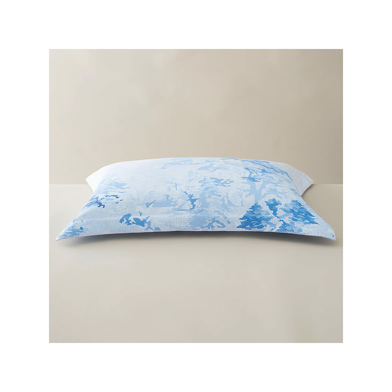 Landscape Toile Oxford Pillowcase Blue - Ted Baker