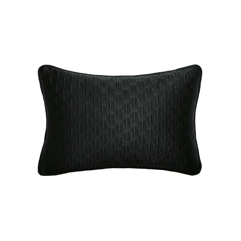 T Quilted Cushion 60X40cm Black - Ted Baker