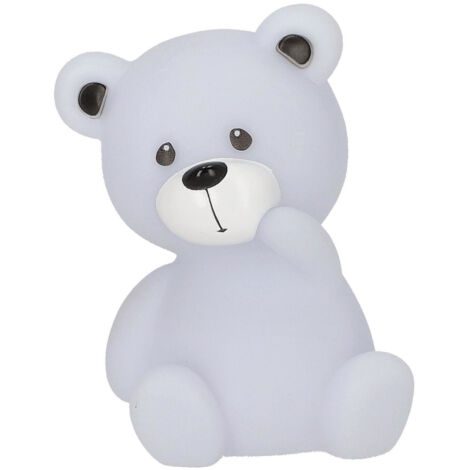 Teddybär Nachtlampe Grau