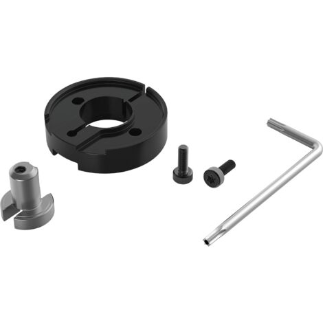 Tedee Adapter für vorhandene Zylinder, Aufrüsten mit Tedee Pro, Aluminium schwarz