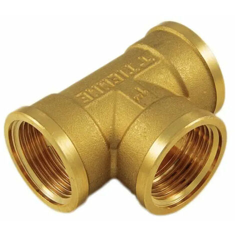 Tee 3/8" Ottone Giallo