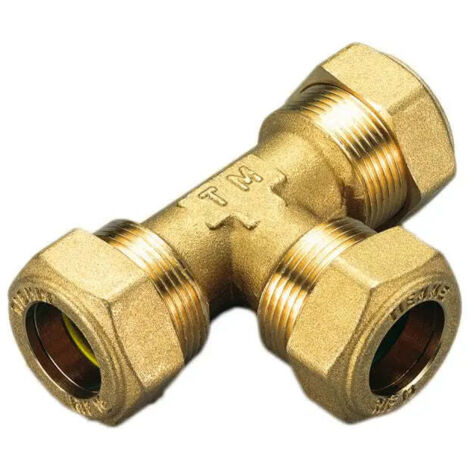 Tee 3 Dadi 1/2" Ø14 Per Rame Gas