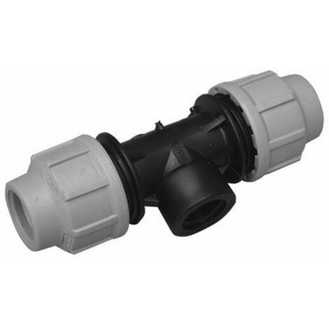 TEE A 90°  C/DERIVAZIONE FEMMINA DIANFLEX BRAND PER POLIETILENE 2&quot x 63