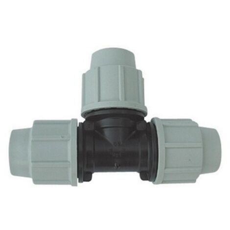 TEE A 90°  PLASSON PER TUBO POLIETILENE Misura: Diam. 20