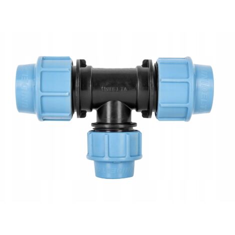 TEE AVVITATO PE 40X32X40 MM PER ACQUA