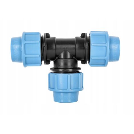 TEE AVVITATO PE 50X50X50 MM PER ACQUA