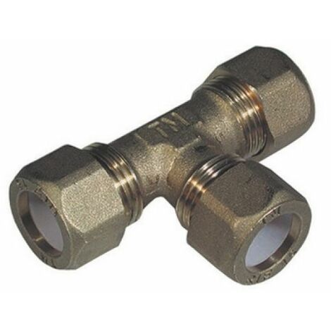 TEE CON TRE DADI PER RAME CON OGIVA TEFLON TIEMME 1/2 x 14
