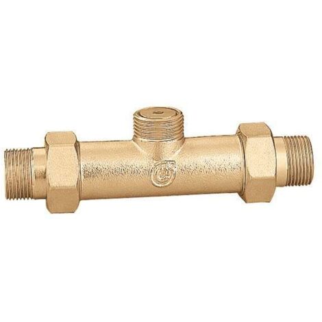 Tee di by-pass equilibrato, per valvola di zona serie 633. 1/2" U4 Caleffi 635440  1/2”