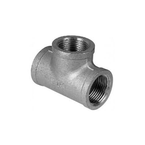 Tee femmina 1"1/2 AISI316 - ISO4144 131112316L - -  RACCORDERIE METALLICHE - -