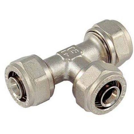 TEE MULTISTRATO BAMPI  - OTTONE MM 16 - 10 pezzi