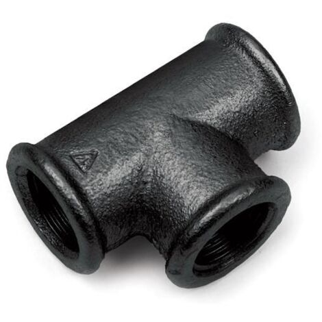 TEE NERO 1 1/2 POLLICE DN40