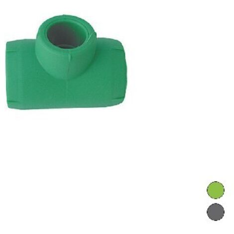 TEE RIDOTTO A 90° LISCIO IN POLIPROPILENE Misura: Diam. 25 x 20 x 25