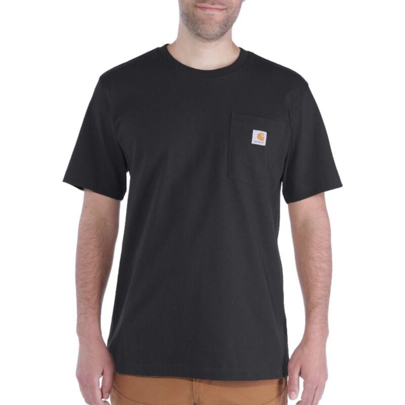 Tee-shirt Carhartt Poche poitrine - Taille l - Noir - S1103296001L