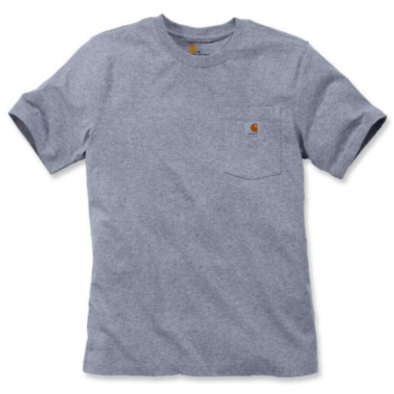 Tee-shirt Carhartt Poche poitrine - Taille xxl - Gris chiné - S1103296034XXL