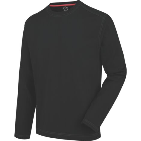 Tee-shirt de travail à manches longues Pro Würth MODYF noir