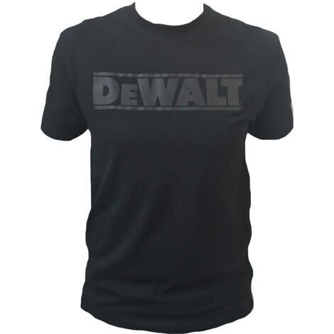 Tee-Shirt de Travail DeWALT OXIDE Noir – Manches Courtes, Résistant & Confortable - XXL - Taille XXL