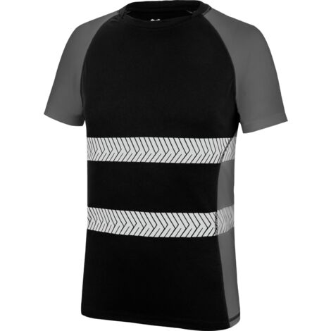 Tee-shirt de travail Dry Tech Würth MODYF noir/gris M