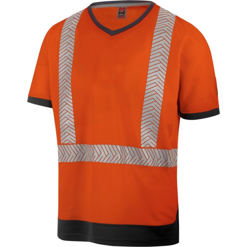 Tee-shirt de travail haute-visibilité orange fluo Würth Modyf m
