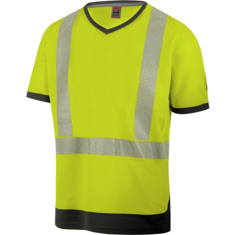 Tee-shirt de travail haute-visibilité jaune fluo Würth MODYF 3XL