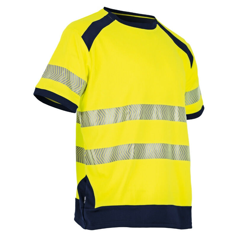 T-Shirt HV manches courtes anti-UV HALOGENE LMA - 9192 - Jaune fluo - L