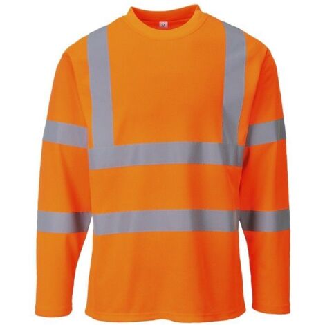 Tee Shirt Haute Visibilité manches longues Portwest Orange XXL