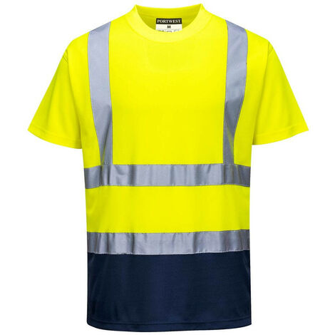 Taille XL WüRTH MODYF Tee-Shirt de Travail microporeux Haute-visibilité Jaune