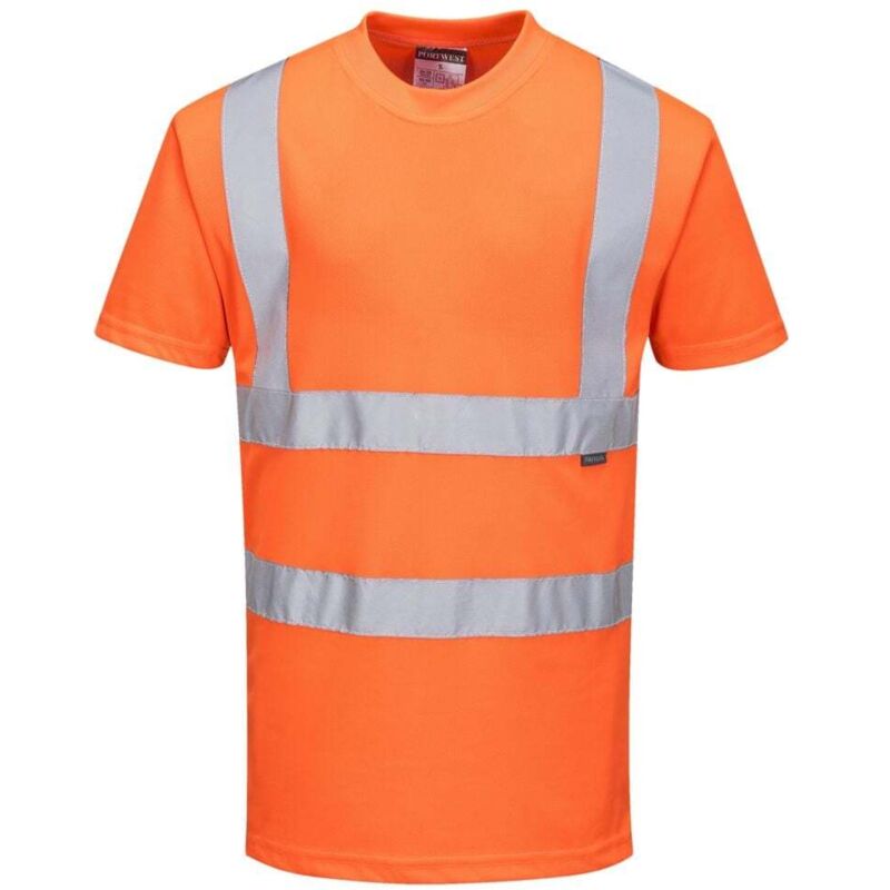 T-shirt Hi-vis Ris Couleur : Orange Taille l Portwest T-shirt Hi-vis Ris Couleur : Orange Taille l Portwest