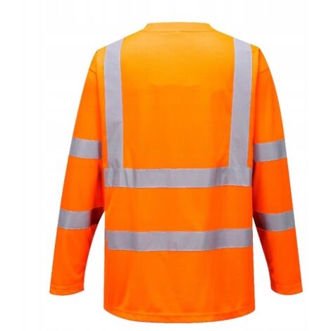 Tee-shirt haute visibilité Portwest manches longues Orange XL