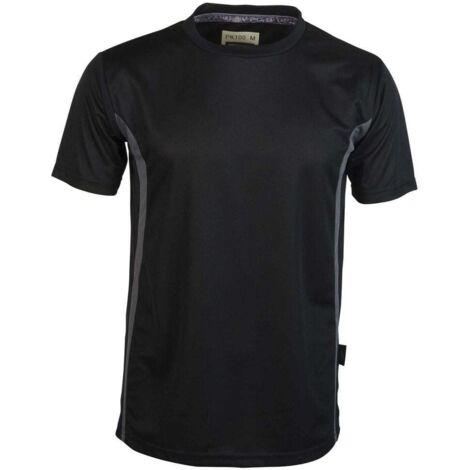 Tee-shirt respirant Penduick Sport Tee Noir / Gris M