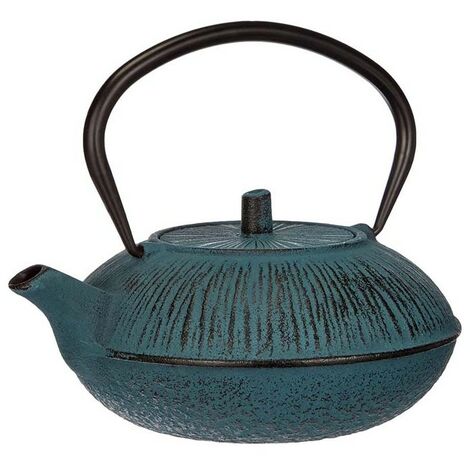 Teekanne aus Gusseisen (Blau - 1,1 Liter)