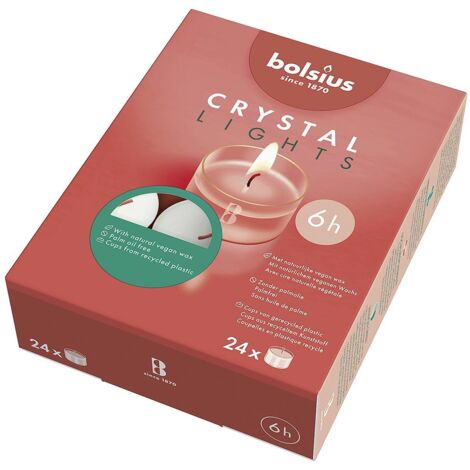 Teelichte "Crystal Lights" 24er Pack