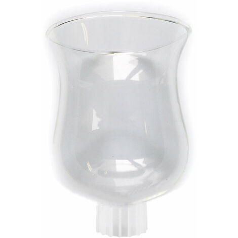 DRAGIMEX Teelichthalter aus Glas für Kerzenleuchter 1 Stück