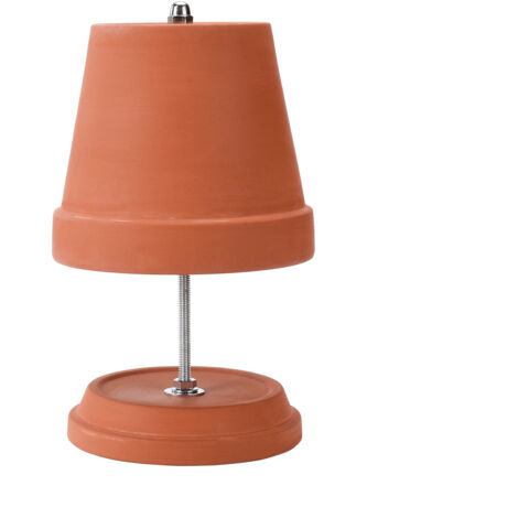Teelichthalter – Keramik – Ambientewärme – Rot – 16 x 16 x 25 cm – für Wohnzimmer, Büro oder Schlafzimmer