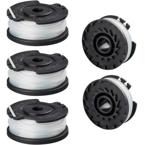 TEENO VPCD2095 Lot Reflex 5 bobines de 5 m&egravetres de Fil, Blanc, 1,5 mm4