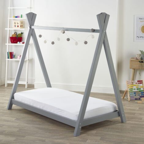 KINDER VALLEY Grey Pocket Sprung Mattress