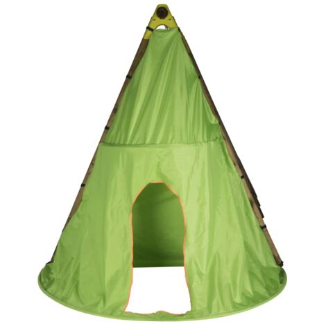 teepee, verde e arancione - tipi - trigano jardin