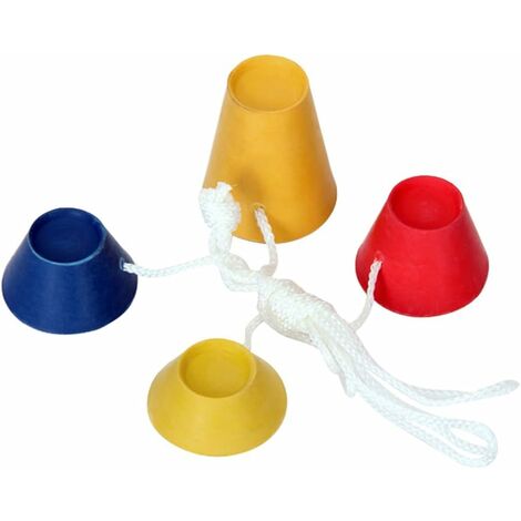 Tees Set De 4 Pcs Tees d'hiver Golf Accessoire de Golf en Caoutchouc