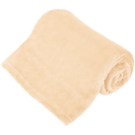 teesa Coperta in pile 150x200 cm Crema TSA8901-5