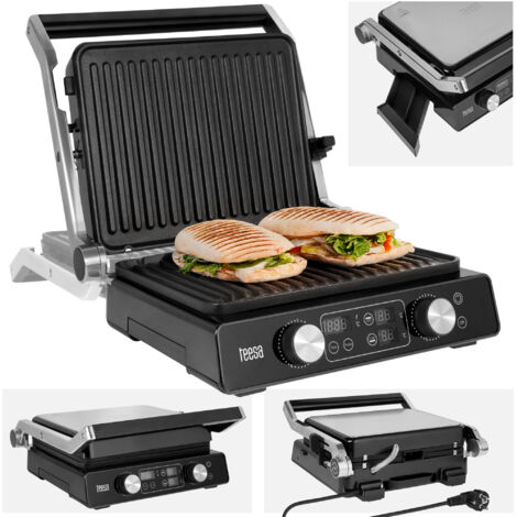 Teesa Panini-Grill-Sandwich-Toaster 2000W 3 Positionen