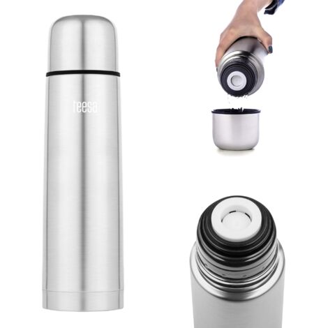 Teesa Reisethermoskanne 750 ml Edelstahl 30 cm