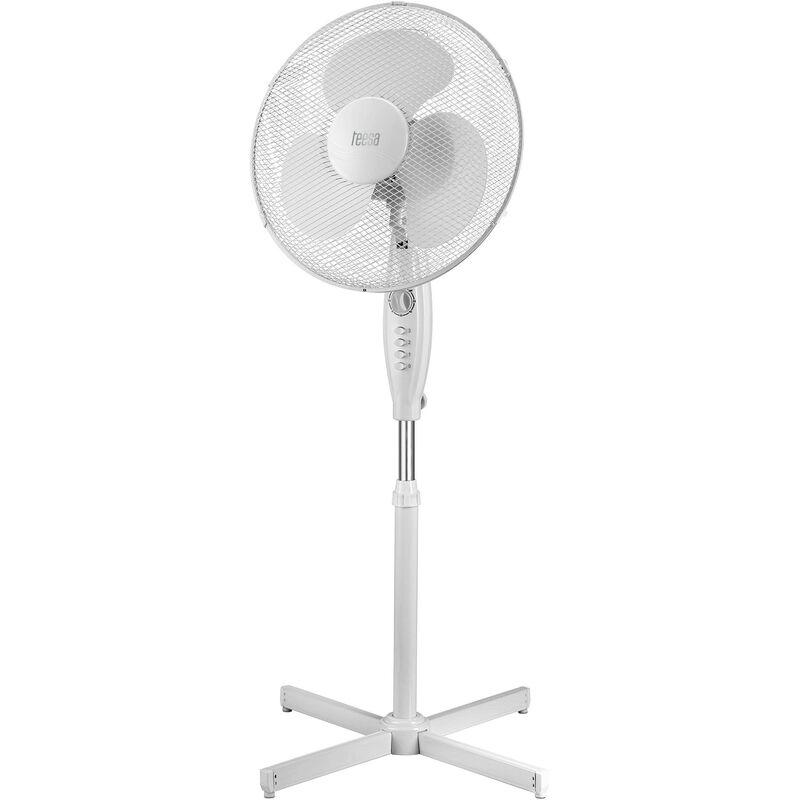 Dynasteel - teesa TSA8021 ventilateur sur pied avec minuterie, blanc